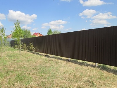 забор из профнастила в Фрязино
